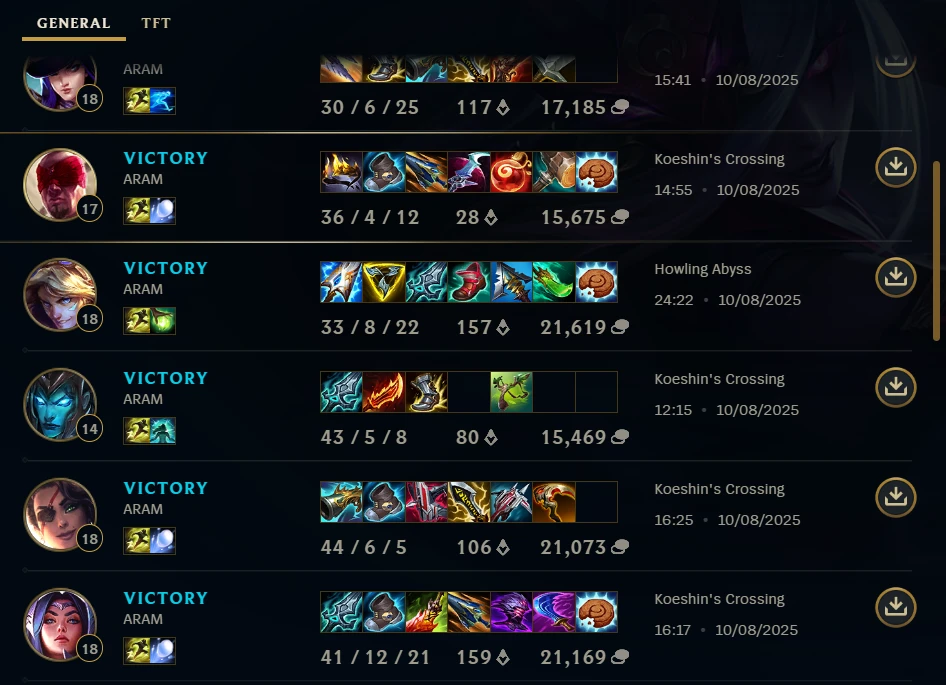 Resultado real en partida ranked — Victoria