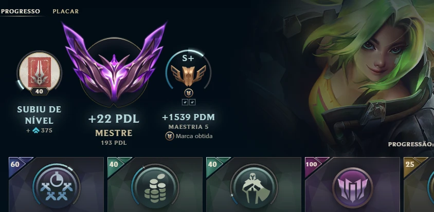 Resultado real en partida ranked — Victoria